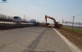 Geogrid Fabric for Asphalt Highway Construction Project in South Korean