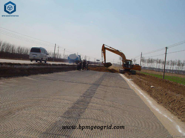 Geogrid Fabric for Asphalt Highway Construction Project in South Korean