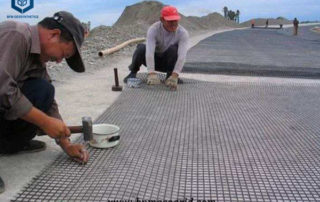 Fiberglass Geogrid for Road stabilization Project in Indonesia