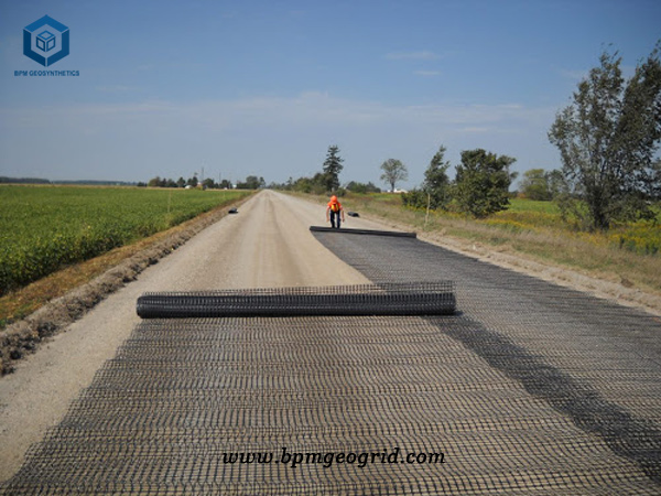 Plastic Geogrid Gravel Driveway Construction in Ecuador