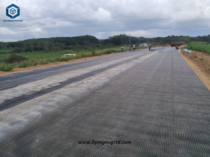 Polyester Geogrid for Gravel Roads Construction in Tanzania