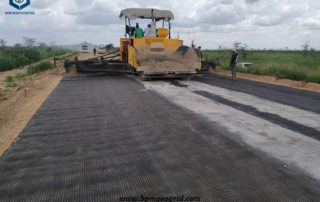 Polyester Geogrid for Gravel Roads Project in Tanzania