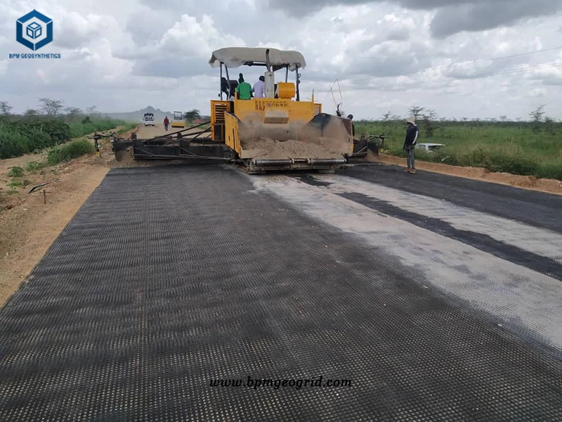 Polyester Geogrid for Gravel Roads Project in Tanzania