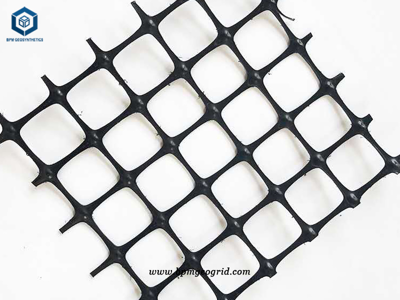 Biaxial Geogrid Mat for road construction in Cambodia