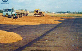 Fiberglass Geogrid for Road Construction in Russia