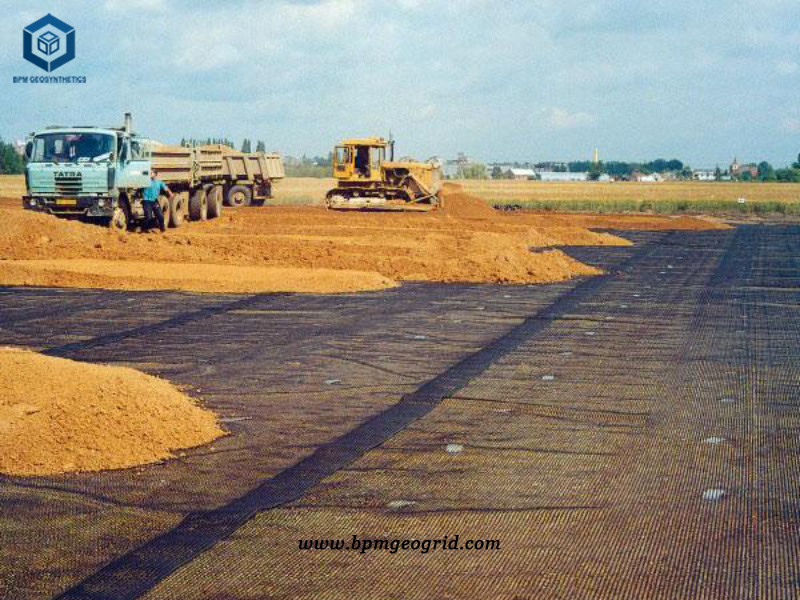 Fiberglass Geogrid for Road Construction in Russia