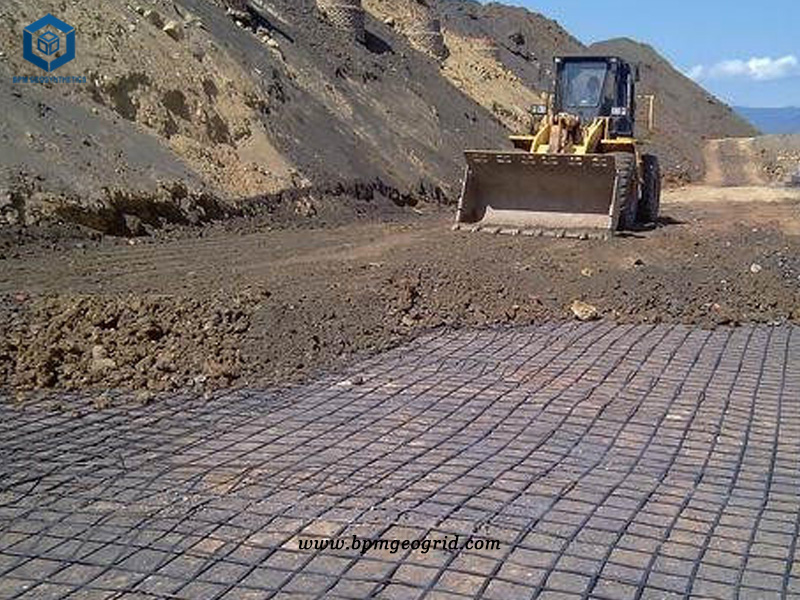 Fiberglass Geogrid for Road Construction Project in China