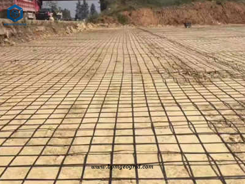 HDPE Geogrid Fabric for Road Stabilization Project in Thailand